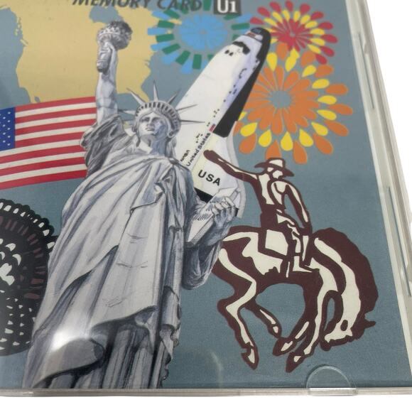 Janome 8000 Memory Card U1 American Series Embroidery Card Circa 1992 - Picture 3 of 11